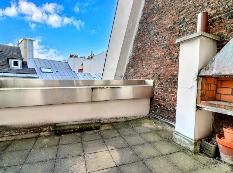 Terrasse appartement Paris 6 Saint Germain des Pres calme sans vis a vis